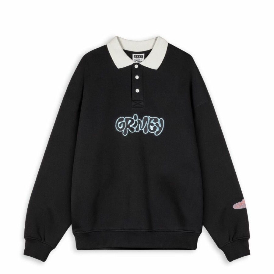 Grimey Ss24 | Sudadera Grimey Bloodsucker Polo - Black - Ss24