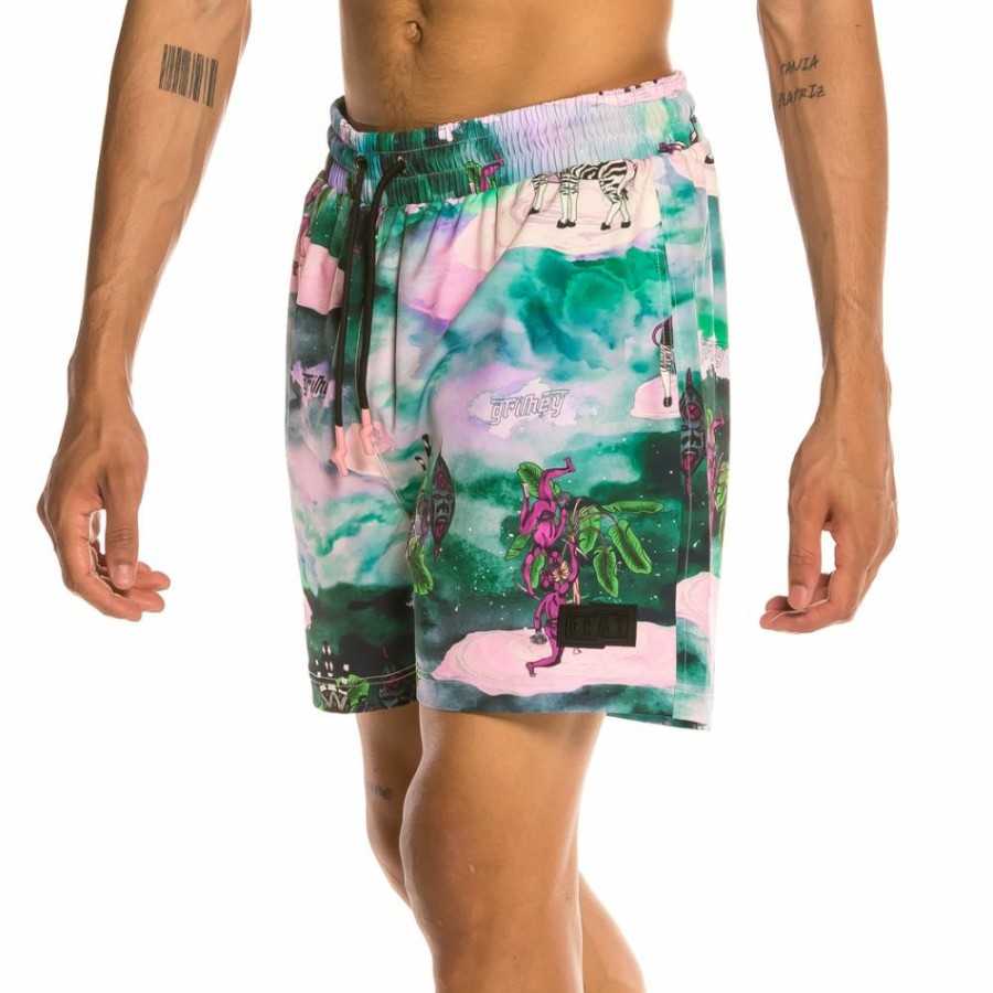 Grimey Swimwear | Grimey Yanga Ss20 Swimming Shorts Multicolor