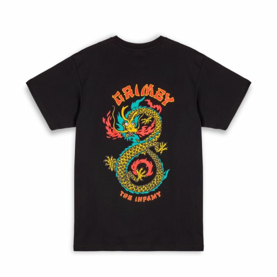 Grimey Organic | Camiseta Grimey The Lucky Dragon - Black - Ss24