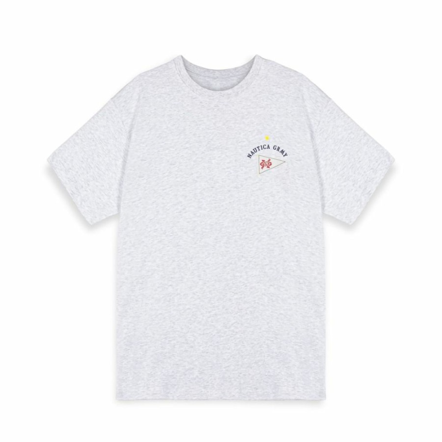 Grimey Ss24 | Camiseta Grimey Mighty Harmonist Nautica X Grmy - Sport Grey - Ss24