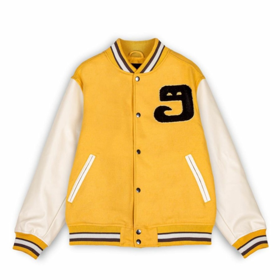 Grimey Jackets | Chaqueta De Baseball Grimey "Lust Mantra" - Yellow - Fall 22