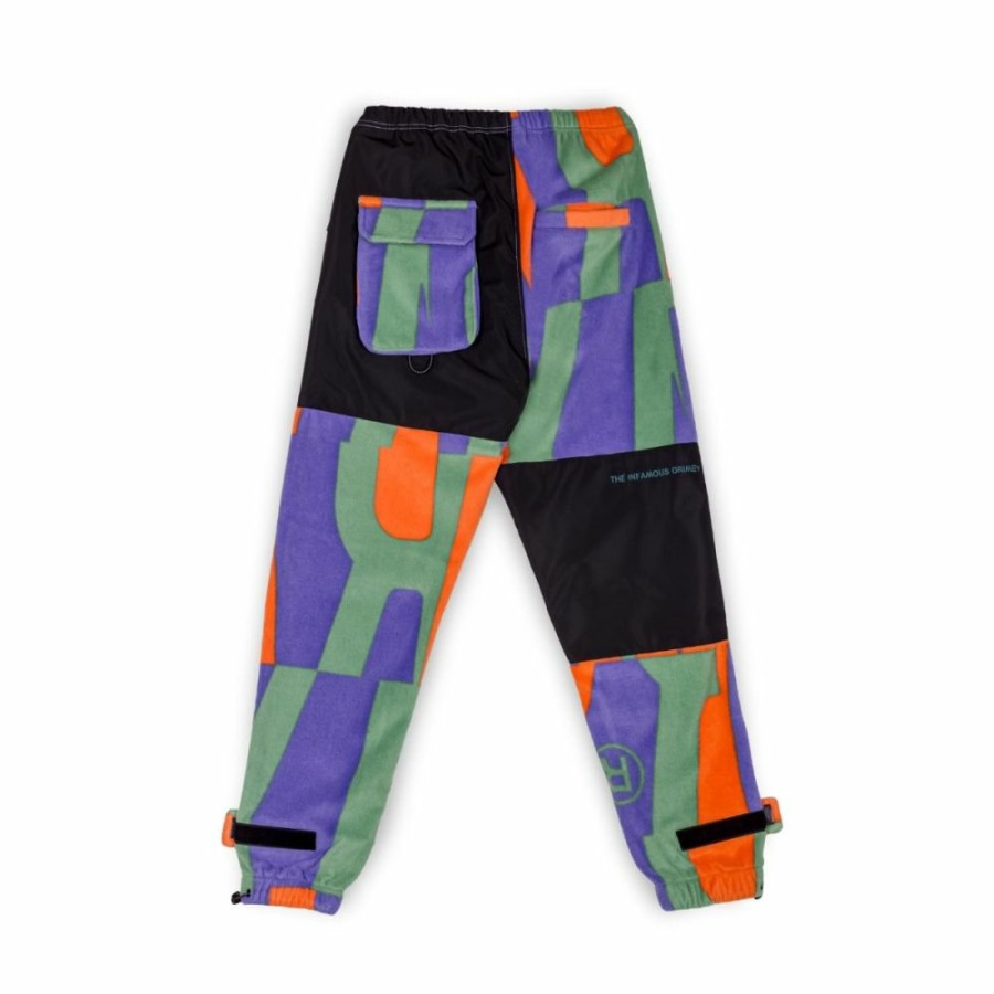 Grimey Pants | Pantalon Grimey Snow Fox All Over Print Polar Fleece - Multicolor - Winter L 22