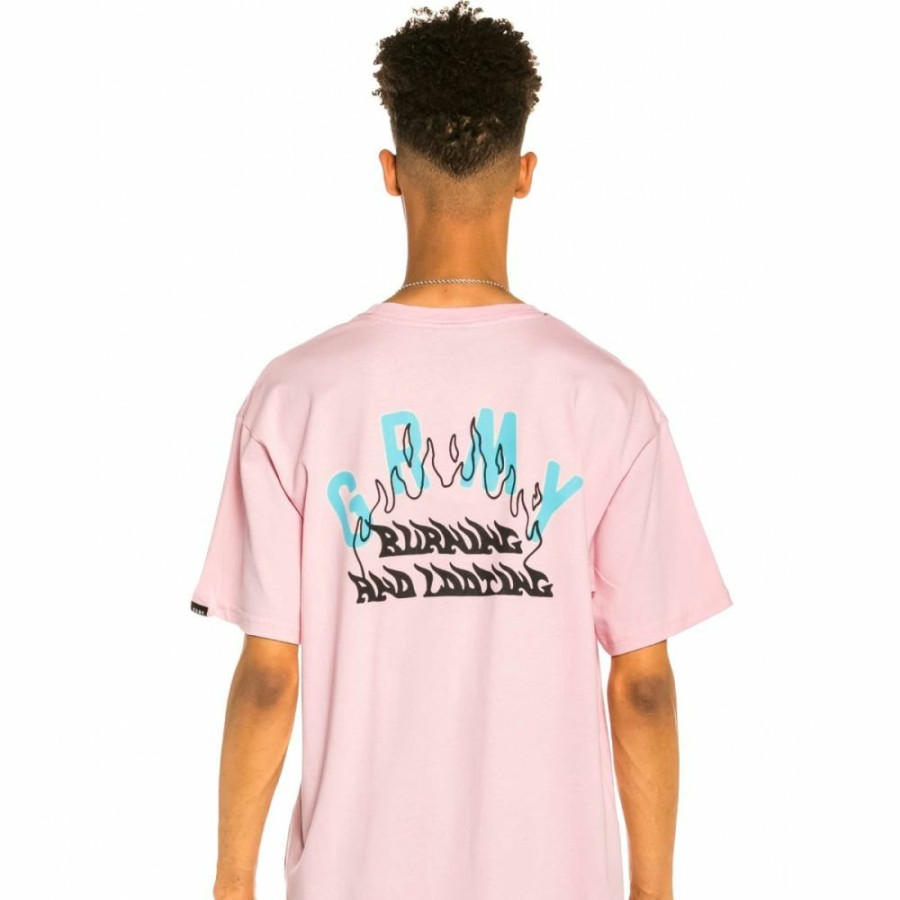 Grimey Tees | Camiseta Grimey "Burn The Fire" - Pink - Summer 22