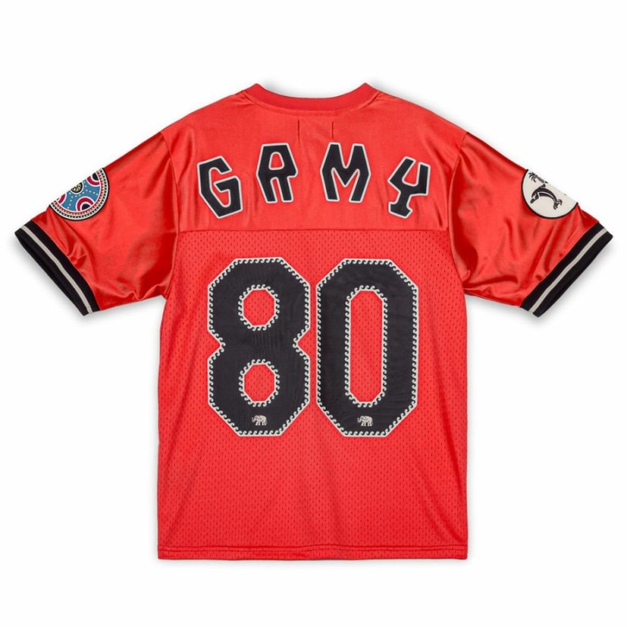 Grimey Tees | Camiseta Grimey The Clout Mesh Football - Red - Spring 23