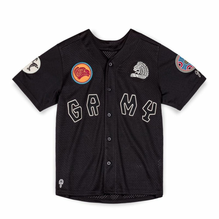 Grimey Tees | Camiseta Grimey The Clout Mesh Baseball - Black - Spring 23