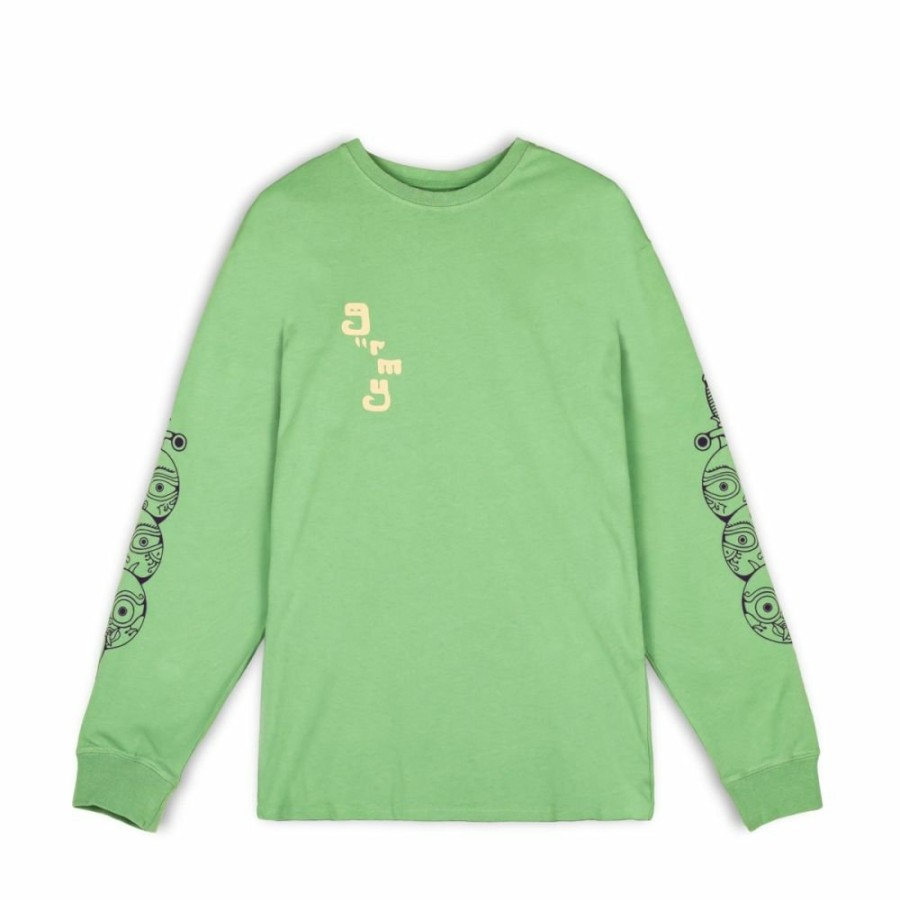 Grimey Organic | Camiseta Manga Larga Grimey "Lust Mantra" - Green - Fall 22