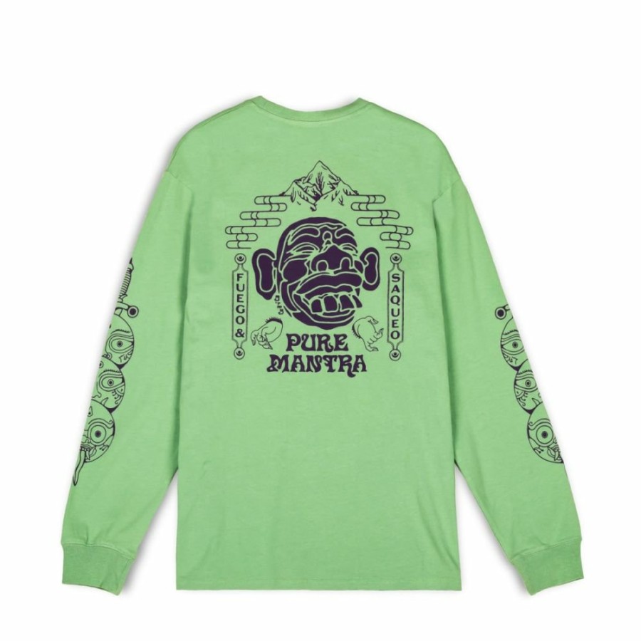 Grimey Organic | Camiseta Manga Larga Grimey "Lust Mantra" - Green - Fall 22