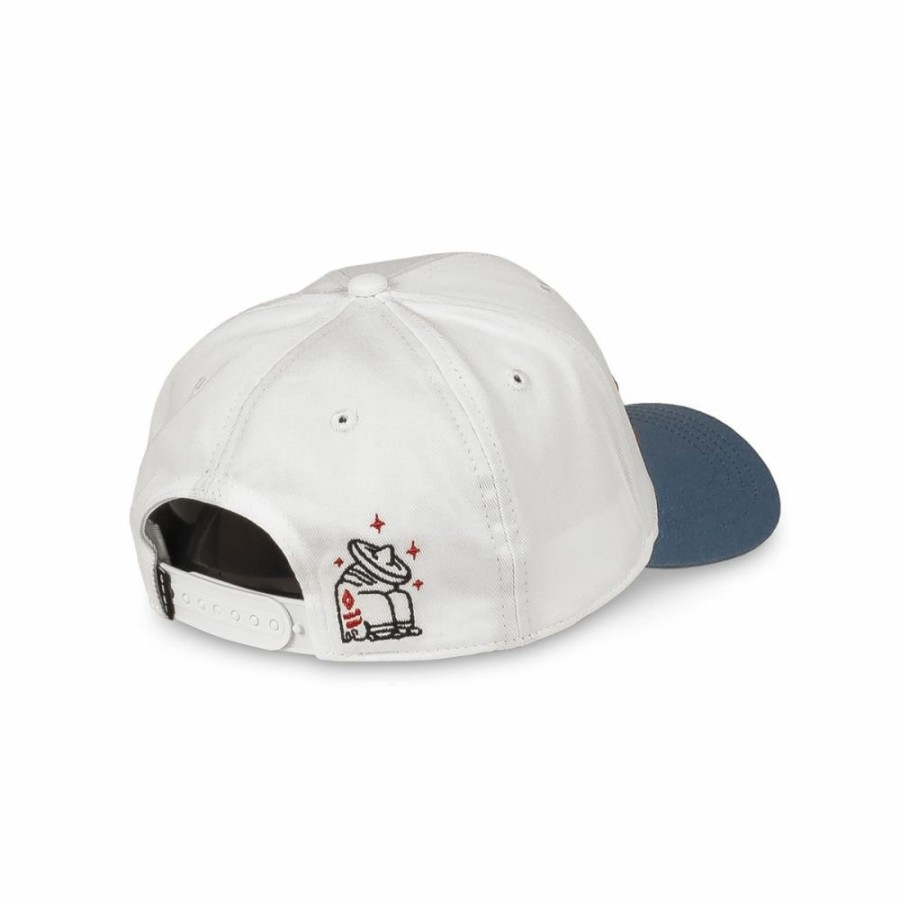 Grimey Head Wear | Gorra Grimey Causing Panic Los Nite Owls Curved Visor - White - Ss24