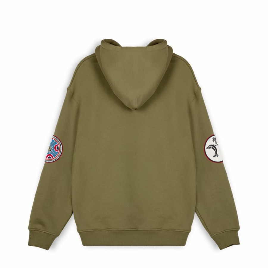 Grimey Sweatshirts | Sudadera Capucha Grimey The Clout - Khaki - Spring 23