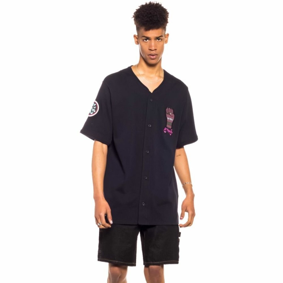 Grimey Shirts | Grimey Day Dreamer Baseball Jersey - Black- Spring 22