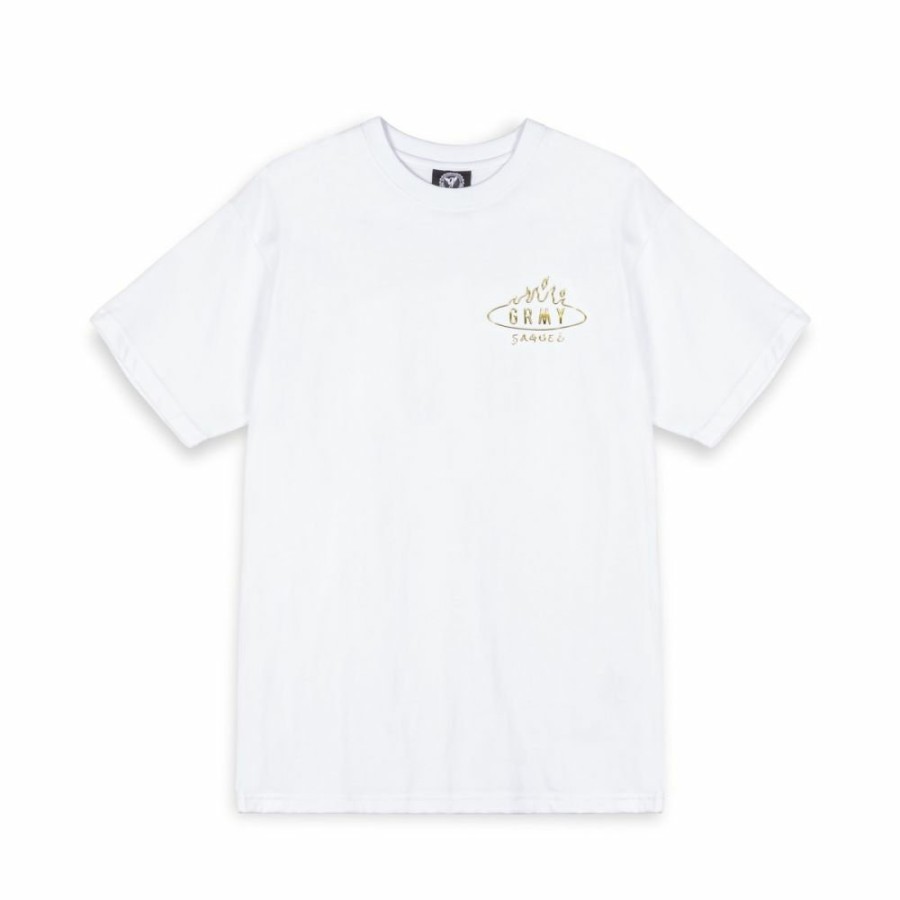 Grimey Organic | Camiseta Grimey Burn In Flames The Anvil - White - Ss24