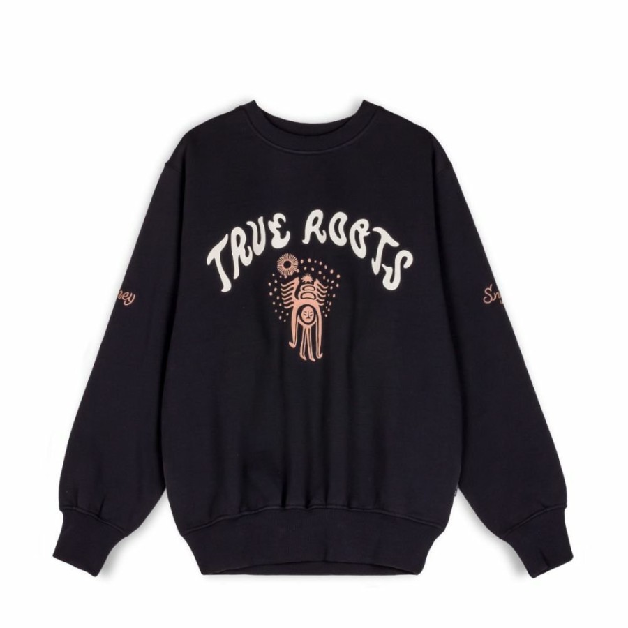 Grimey Sweatshirts | Sudadera Grimey "Snipes X Grimey True Roots" Crewneck - Black - Fall 22