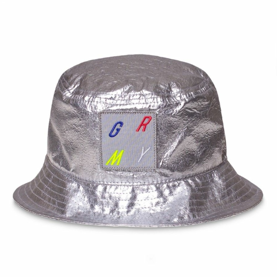 Grimey Head Wear | Grimey Planete Noire Bucket Fw19 Silver