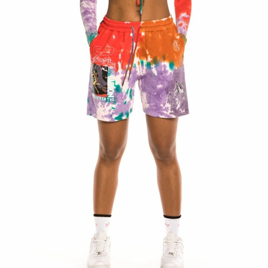 Grimey Women Outfits | Pack Grimey Sweatshort + Top "Liveution" - Tie Dye - Spring 21