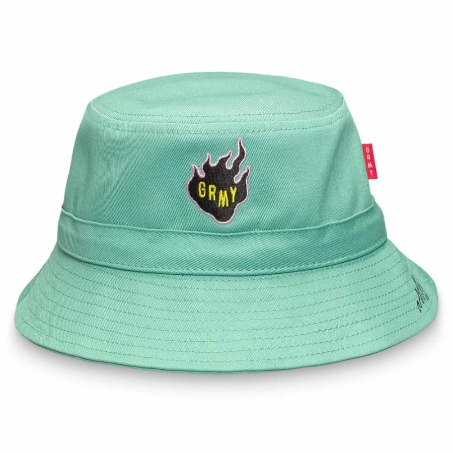 Grimey Head Wear | Grimey "Trespass" Bucket - Blue - Summer