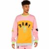 Grimey Sweatshirts | Sudadera Grimey "Jungle Punch" Bicolor Crewneck - Pink - Spring 22