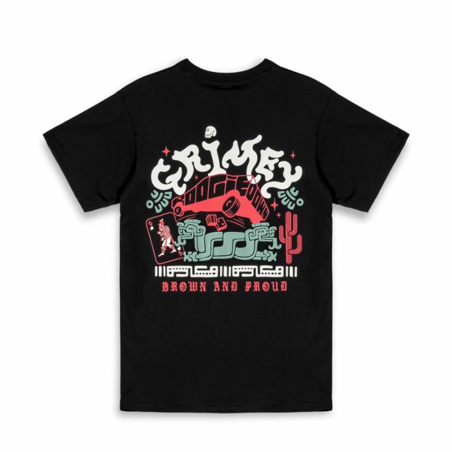 Grimey Organic | Camiseta Grimey Causing Panic The Charleston Blvd - Black - Ss24