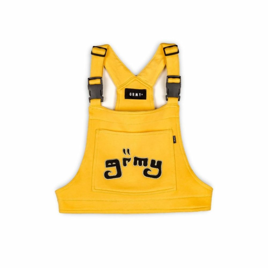 Grimey Women Outfits | Grimey "Lust Mantra" Overall Top - Yellow - Fall 22