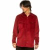 Grimey Shirts | Grimey "Aged Rum" Corduroy Long Shirt - Red - Winter 21