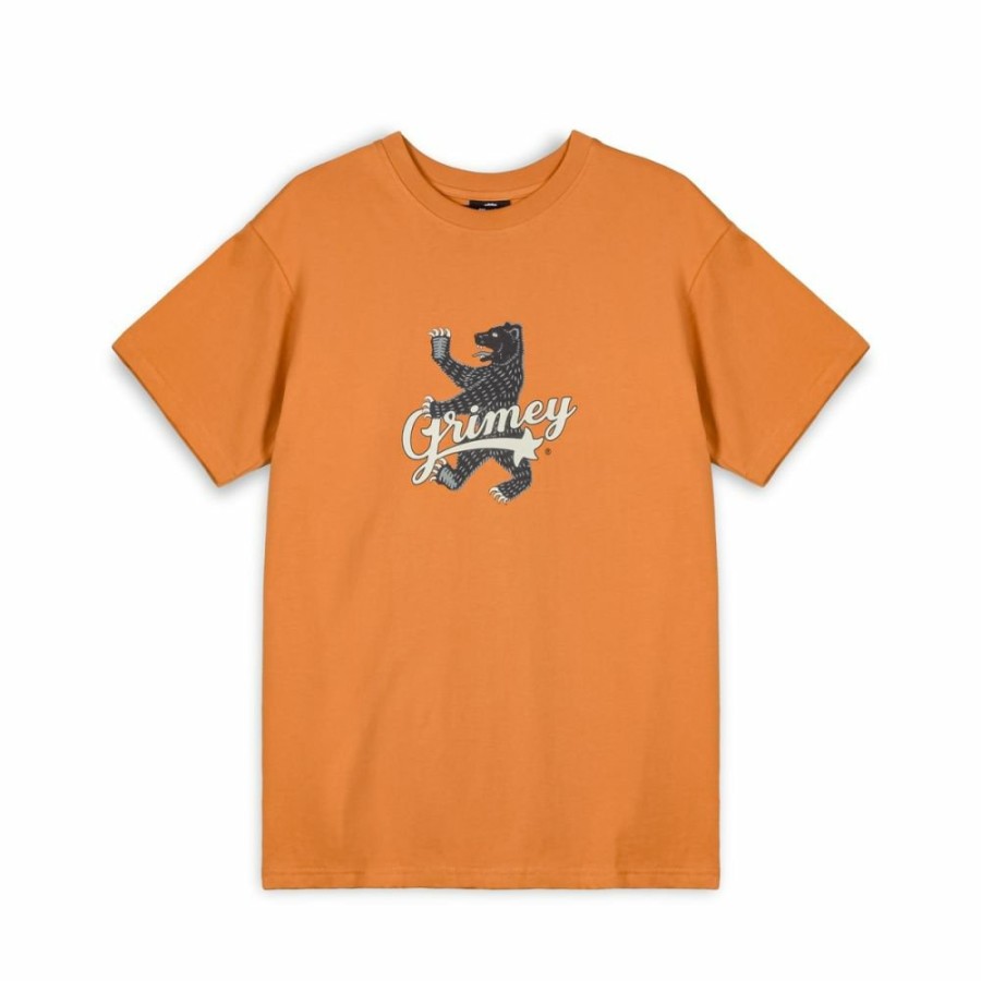 Grimey Organic | Camiseta Grimey Madrid The Connoisseur Regular - Orange - Fw23