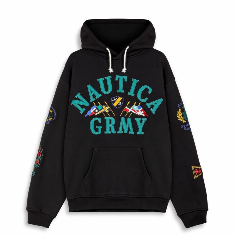 Grimey Ss24 | Sudadera Grimey Mighty Harmonist Nautica X Grmy - Black - Ss24