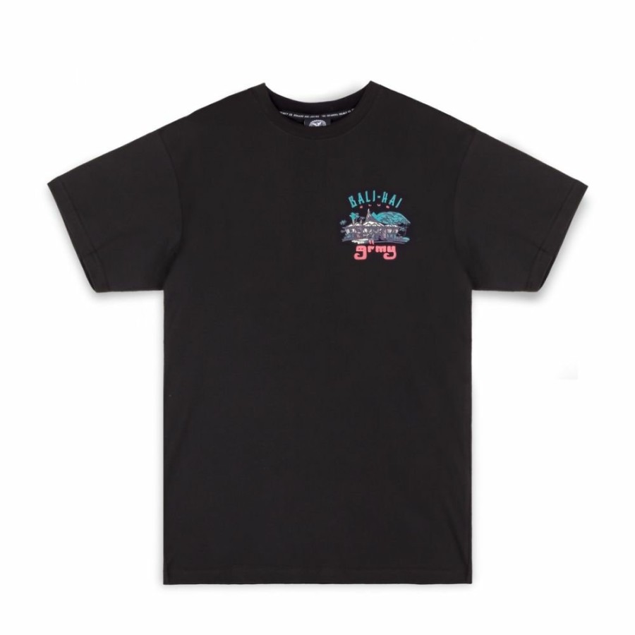 Grimey Tees | Camiseta Grimey The Bali-Hai Regular - Black - Spring 23