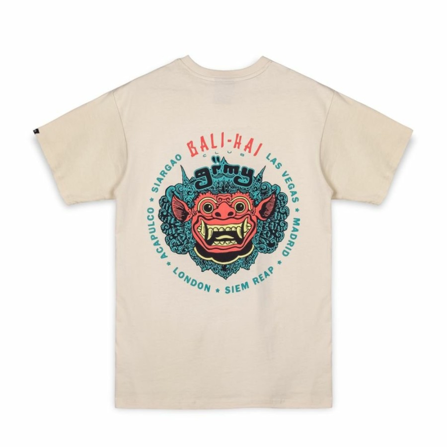 Grimey Tees | Camiseta Grimey The Bali-Hai - Cream - Spring 23