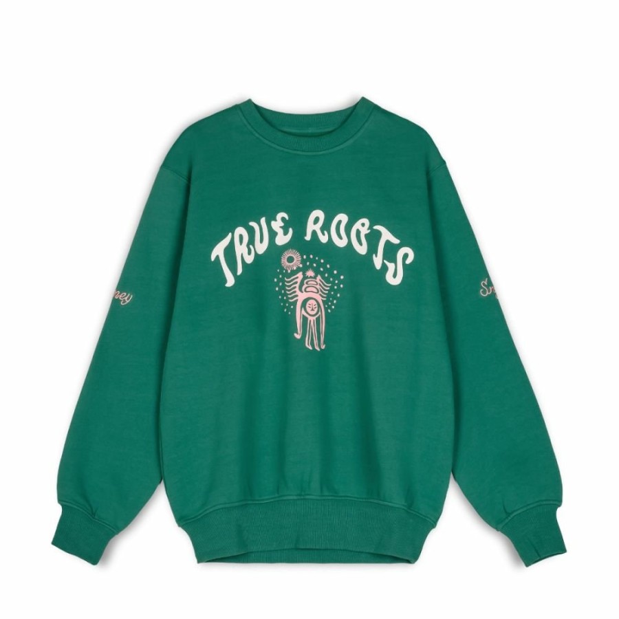 Grimey Sweatshirts | Sudadera Grimey "Snipes X Grimey True Roots" Crewneck - Green - Fall 22