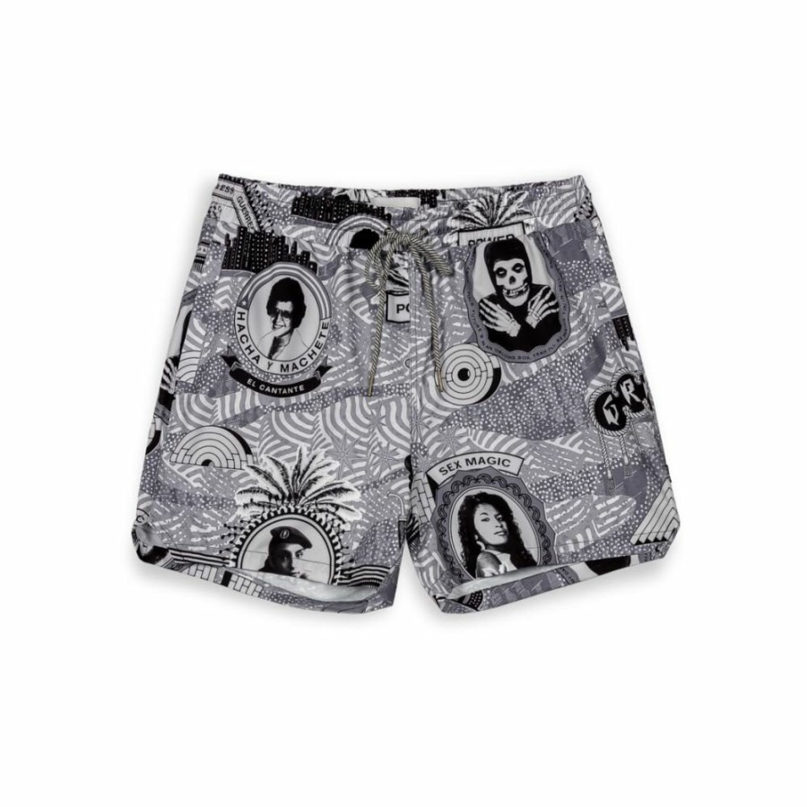 Grimey Swimwear | Banador Grimey Supastar - Black - Ss24