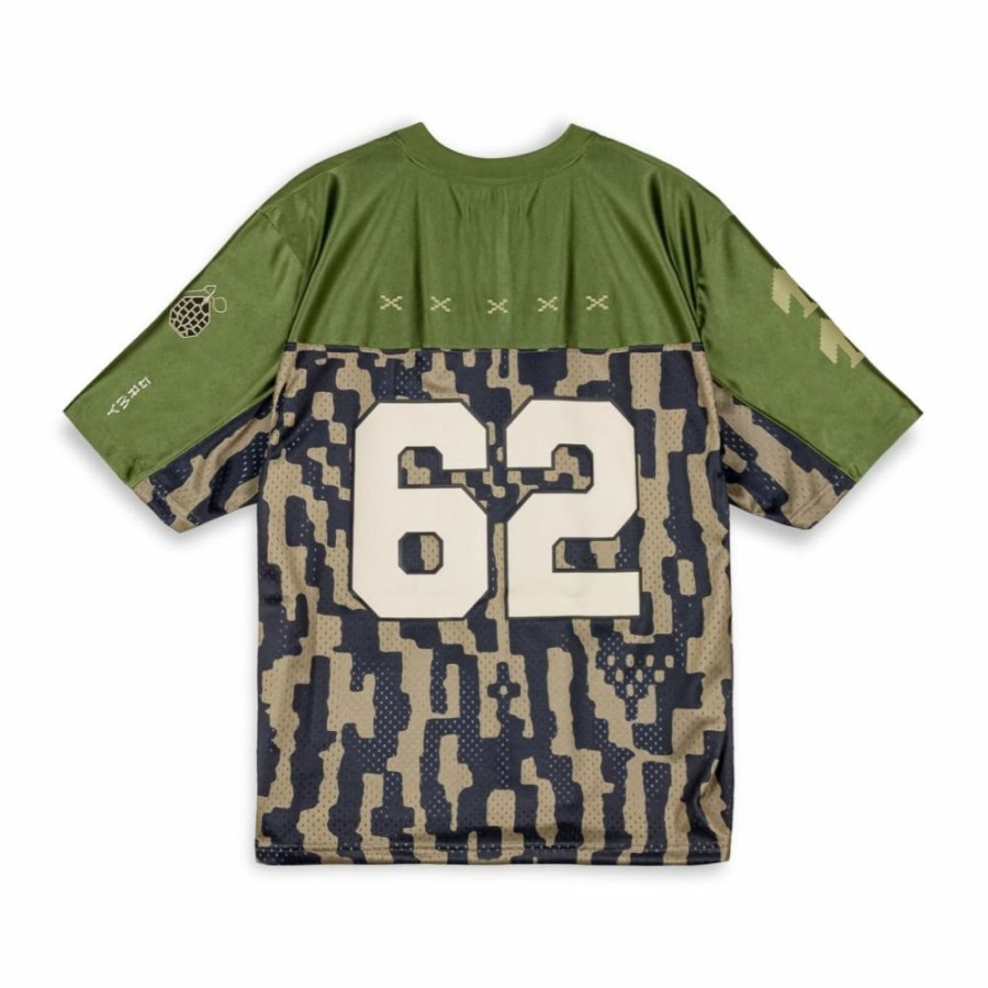 Grimey Ss24 | Camiseta De Football Grimey Lucky Dragon Mesh - Green - Ss24