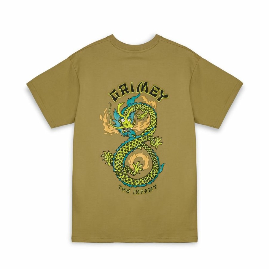 Grimey Organic | Camiseta Grimey The Lucky Dragon - Millitary Green - Ss24