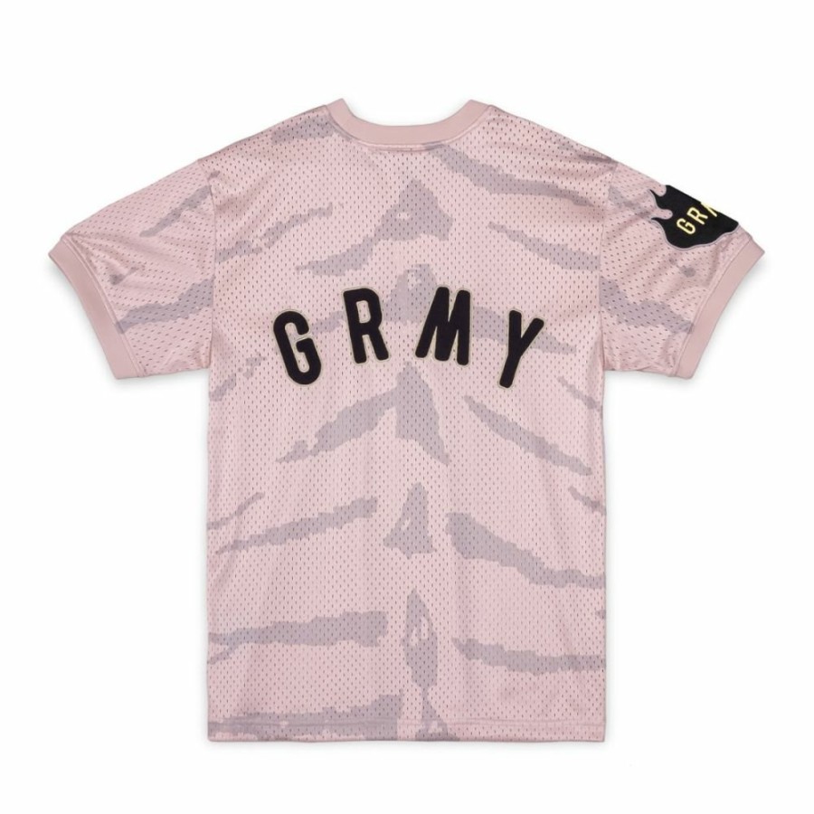 Grimey Tees | Camiseta Grimey Cloven Tongues All Over Print Mesh - Cream - Summer 23