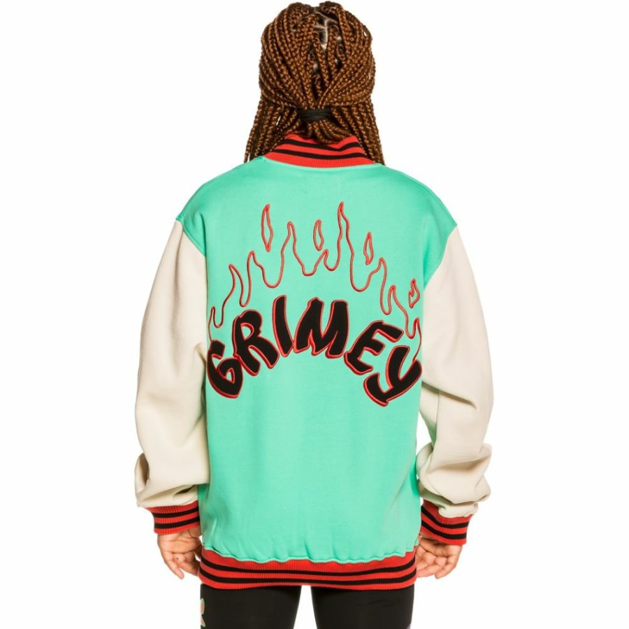 Grimey Sweatshirts | Grimey "Singgang Junction Grmy" Uni Crewneck - Green - Fall 21