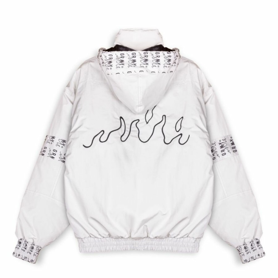 Grimey Jackets | Pull Over Grimey Snow Fox - White - Winter 22