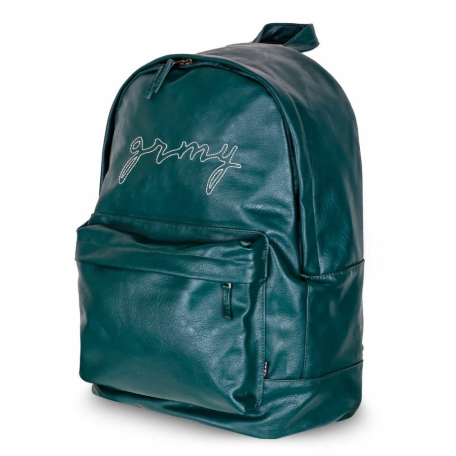 Grimey Recycled | Mochila Grimey "I Am" Pu Leather - Fall 22 - Green