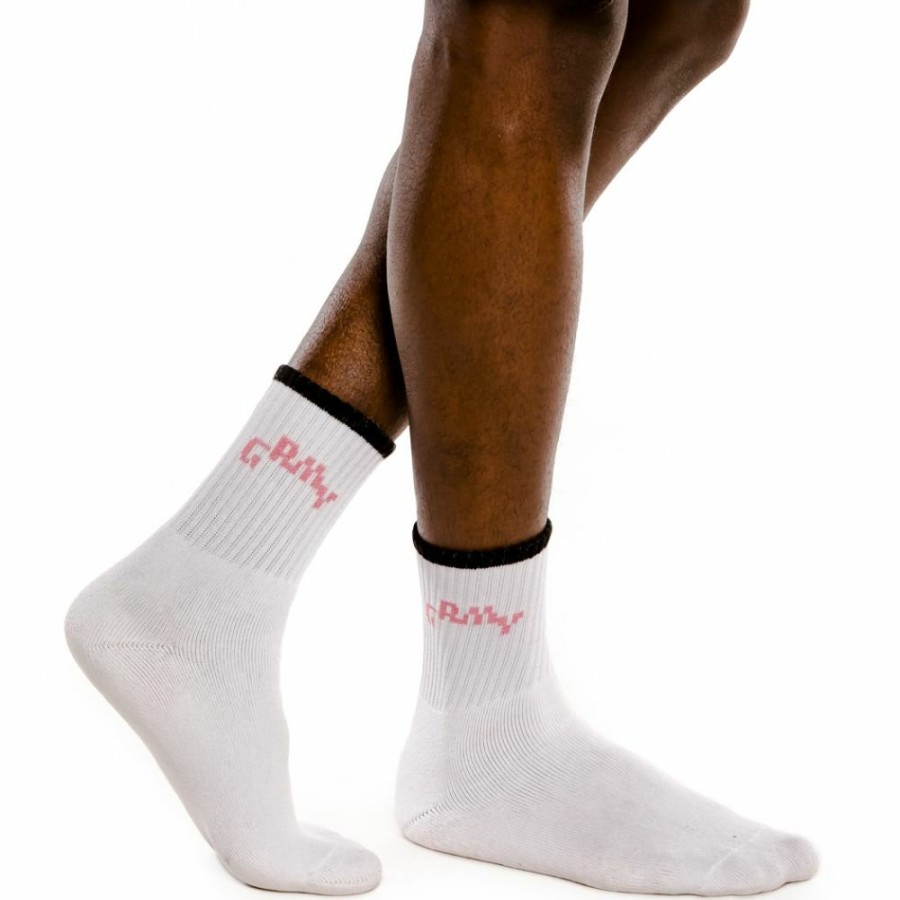 Grimey Socks | Grimey "Liveution" Socks - White - Spring 21