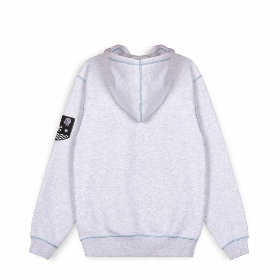 Grimey Sweatshirts | Sudadera Capucha Grimey Fire Route Sport Grey - Spring 23